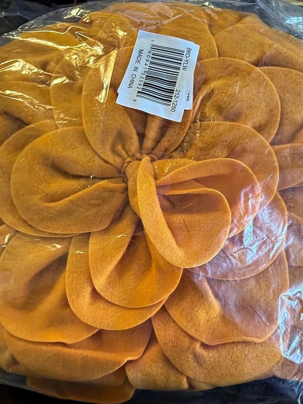 Orange Flower Accessory throw pillow 2 pcs.